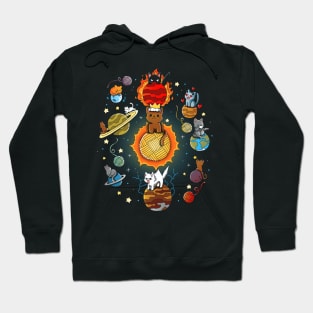 Kitten Solar System Hoodie